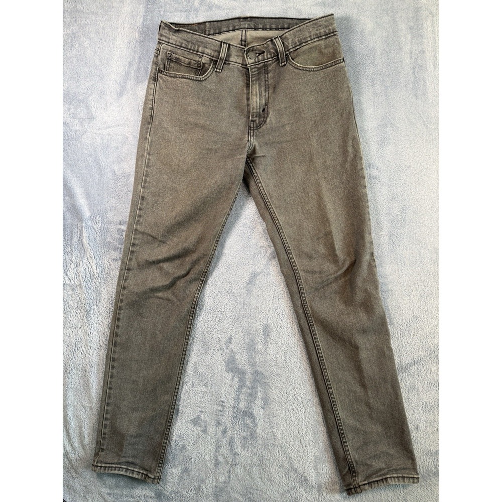 Levis 511 Slim Fit Jeans Mens 31x32 Gray Zippity Charcoal 32x31.5 Measured #3022